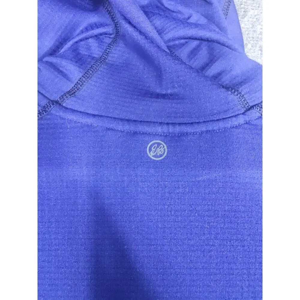 Eddie Bauer Jacket Mens 2XL Blue First Ascent Hooded Fleece Full Zip Performance